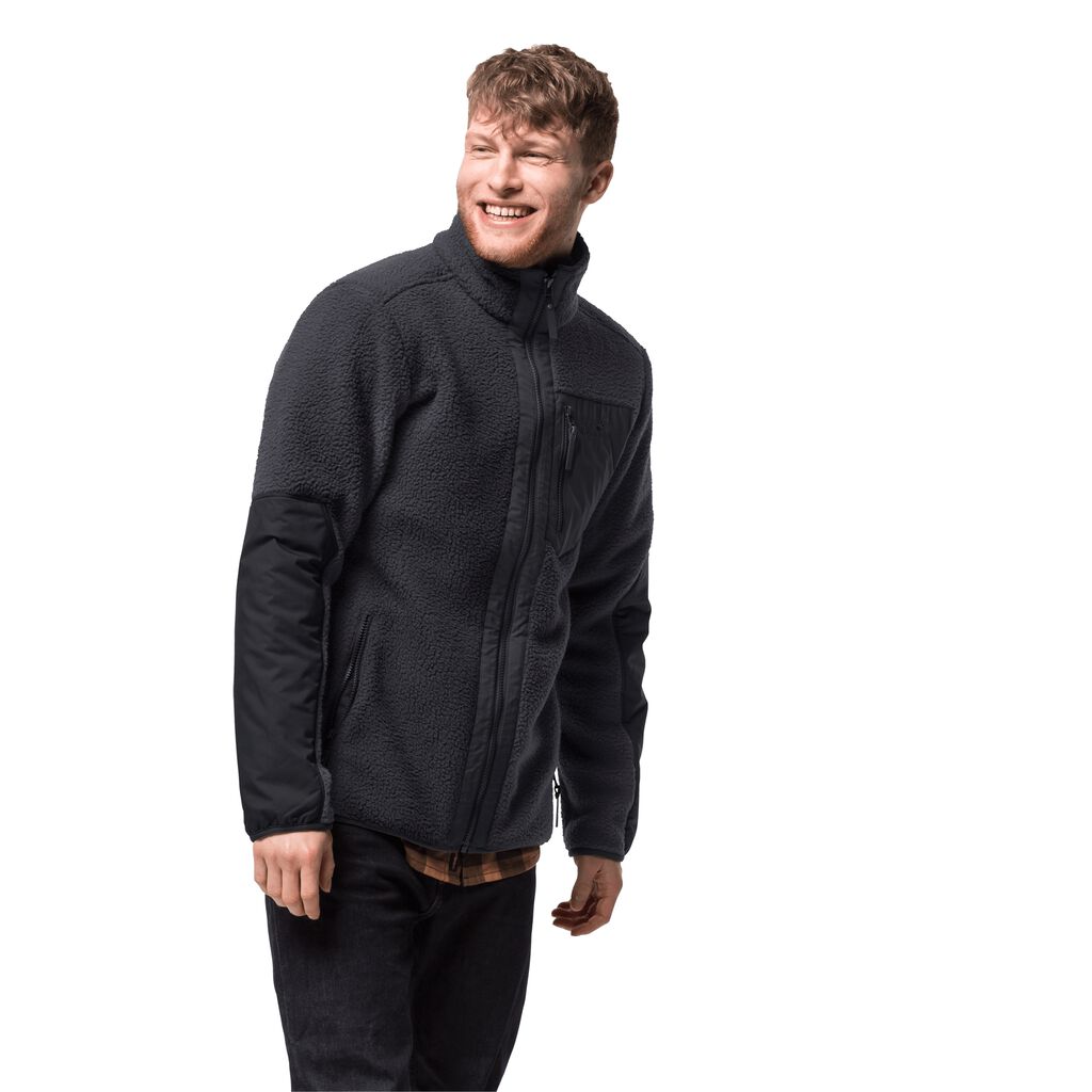 Jack Wolfskin KINGSWAY Vestes Homme Noir - QCOSRVM-19